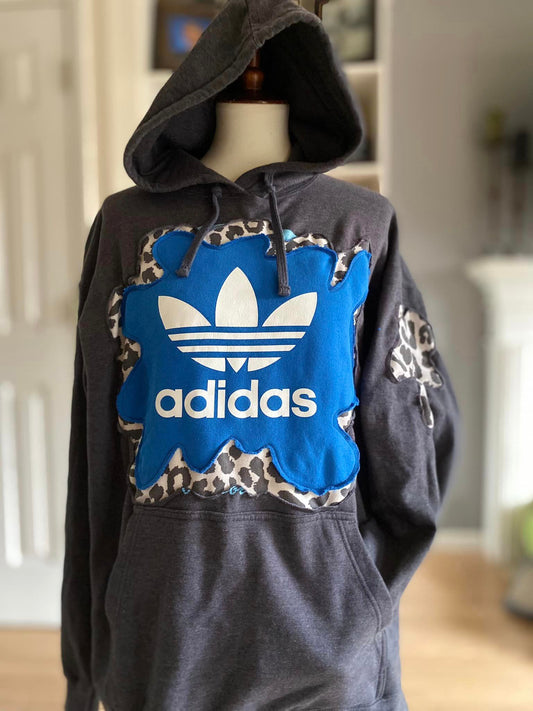 Reworked Adidas sweatshirt 2x