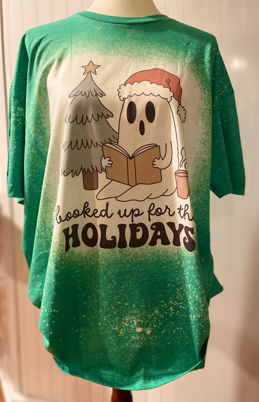 Booked up for the holidays tee