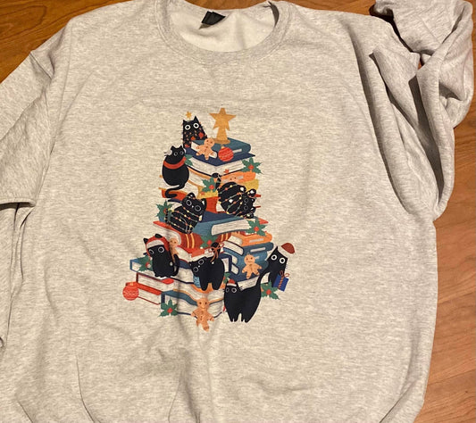 Christmas tree Kitties sweatshirt