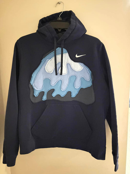 Youth xl Nike blue drip hoodie