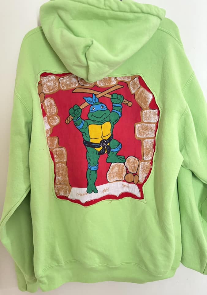 Med Ninja turtles hoodie