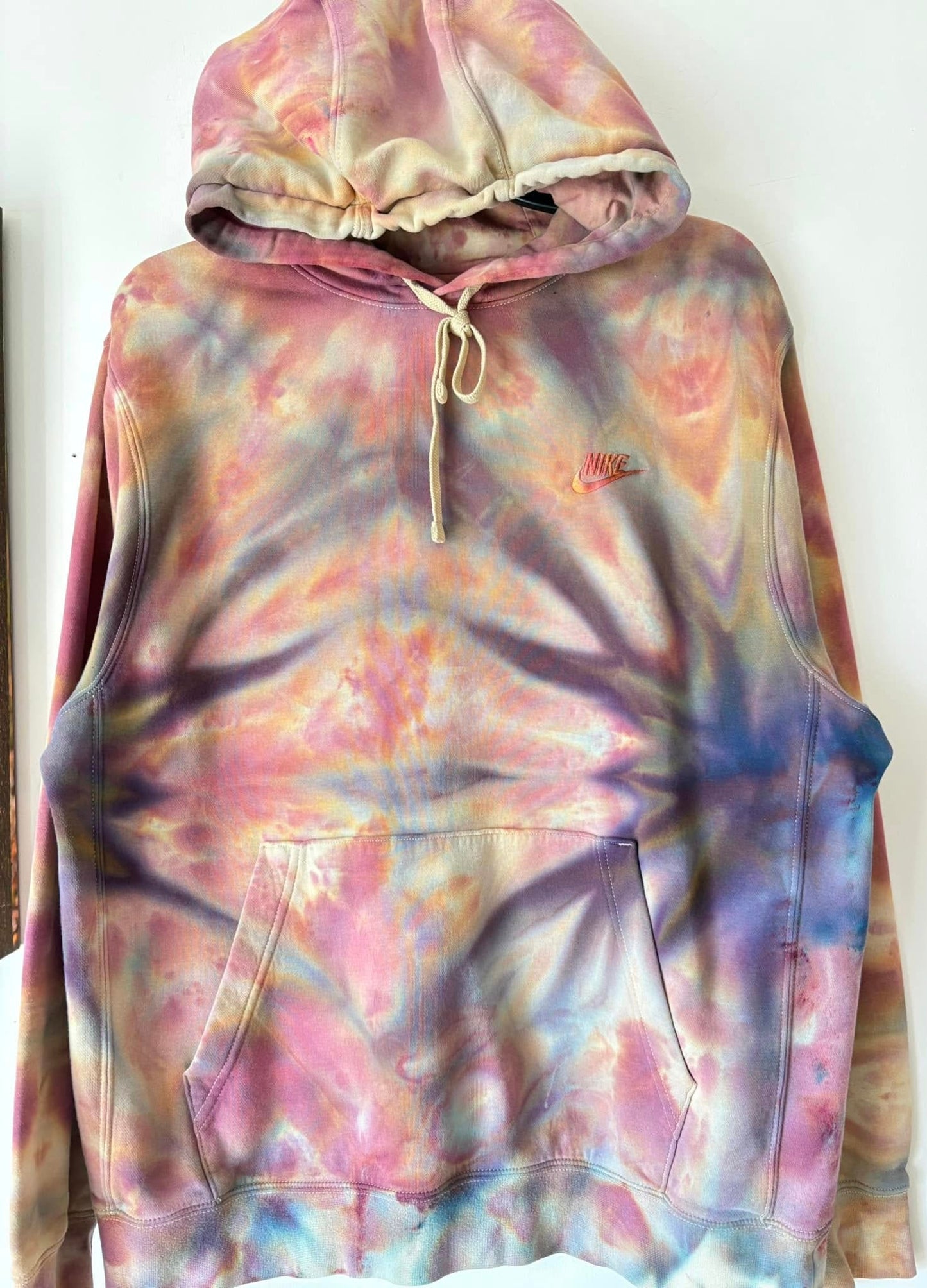 Tie dye Nike hoodie size lg