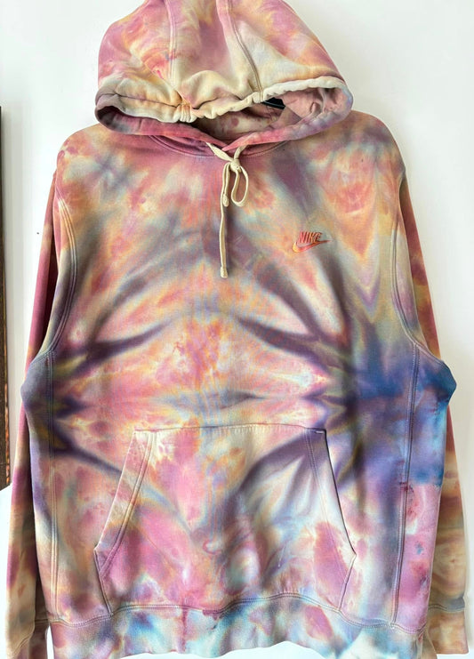 Tie dye Nike hoodie size lg