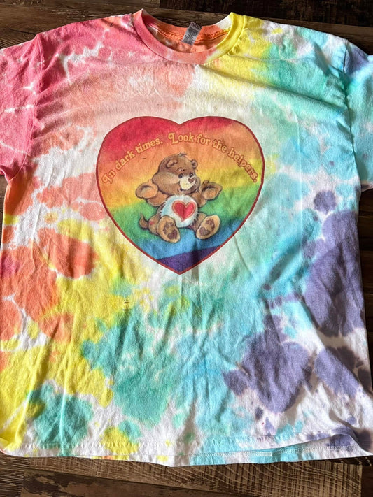 Rainbow Carebear Helpers tee