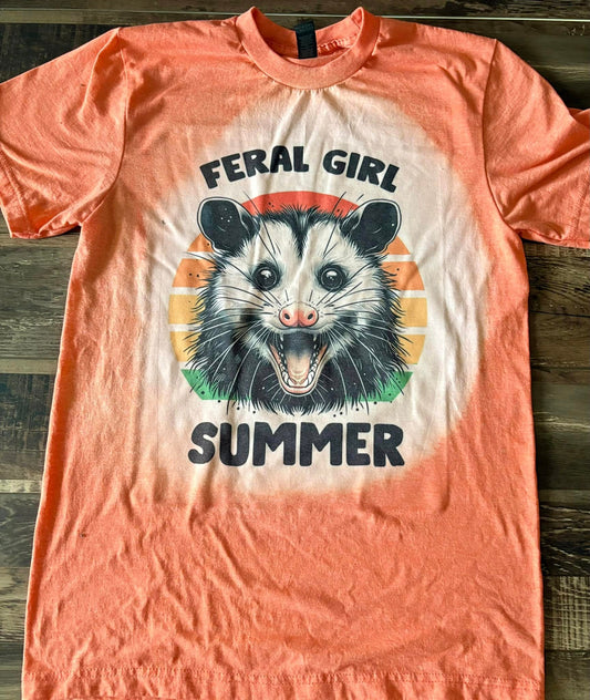 Feral girl summer tee