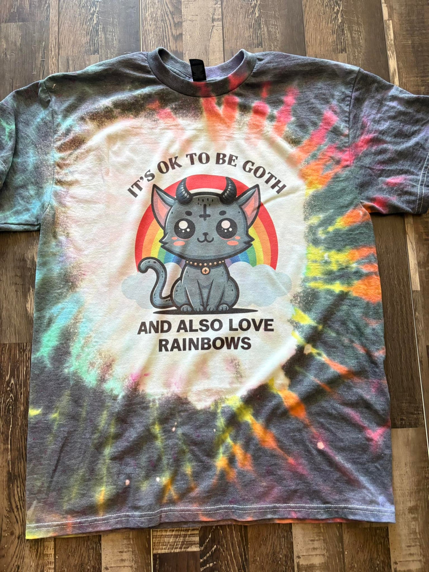 Goth and love rainbows