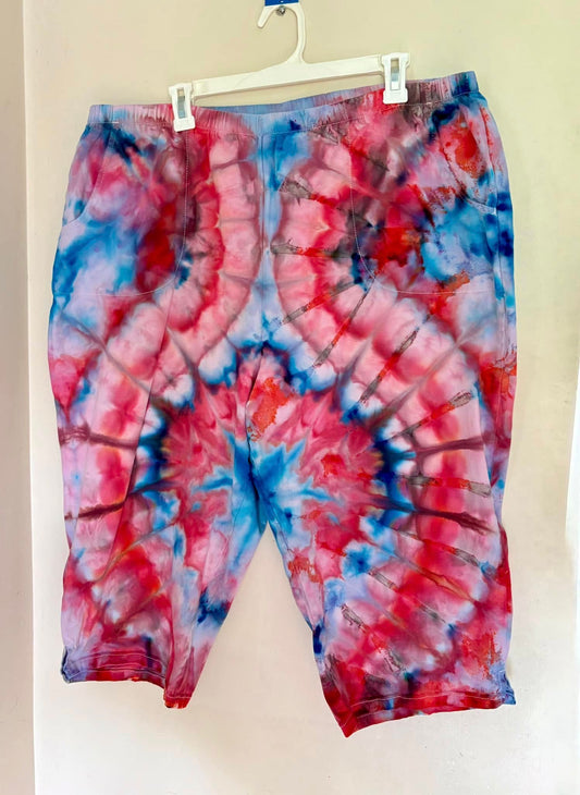2x crop dyed pants
