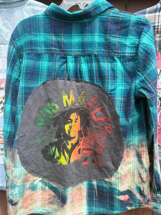 Bob Marley flannel xl