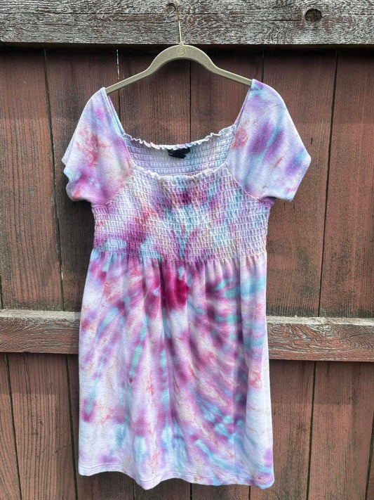 Spiral terry dress size lg