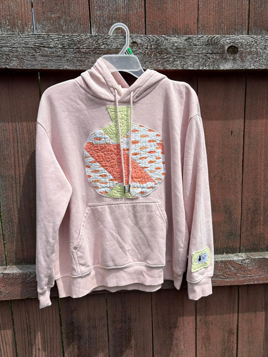 Quilted Pumpkin Hoodie size med