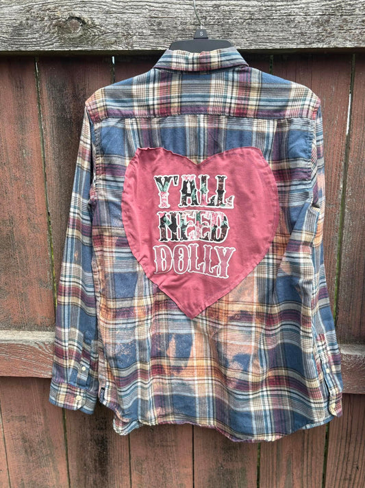 Dolly flannel size med