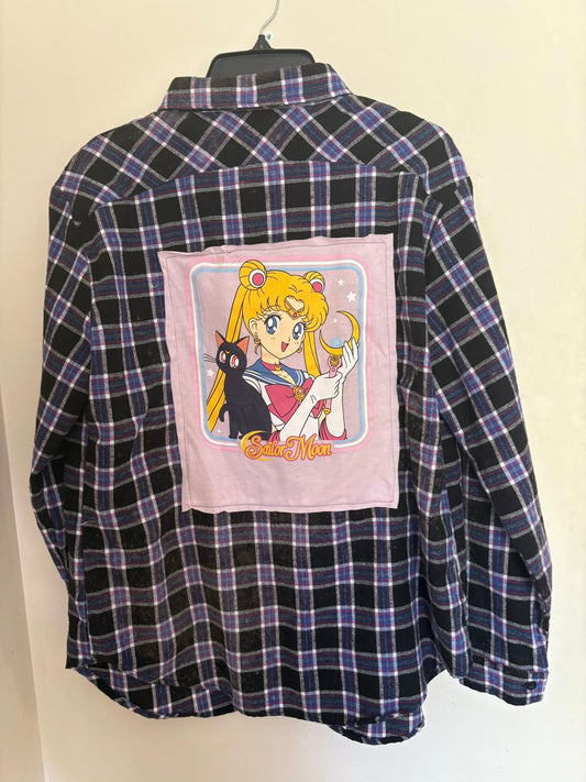 Sailor Moon flannel lg