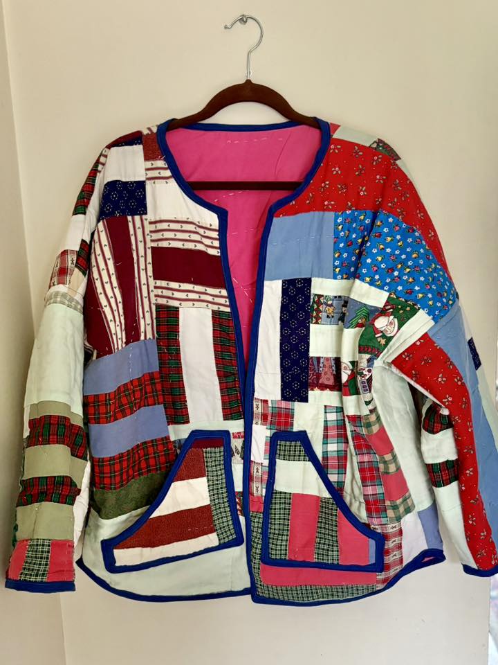 Lg quilted Holiday jacket