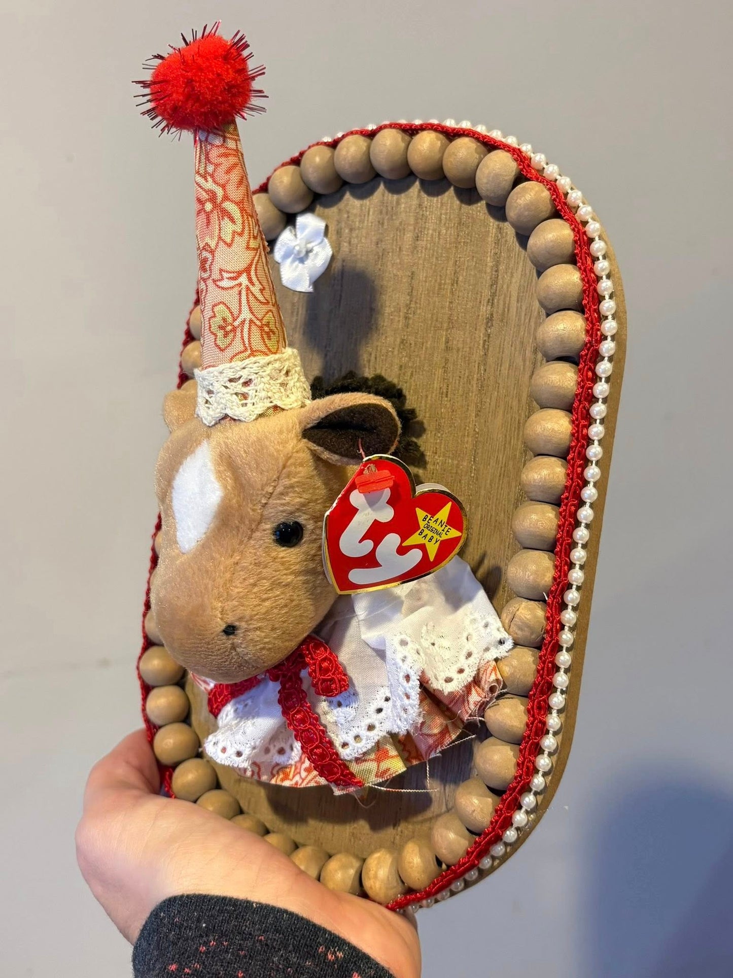Horse Beanie Baby Taxidermy