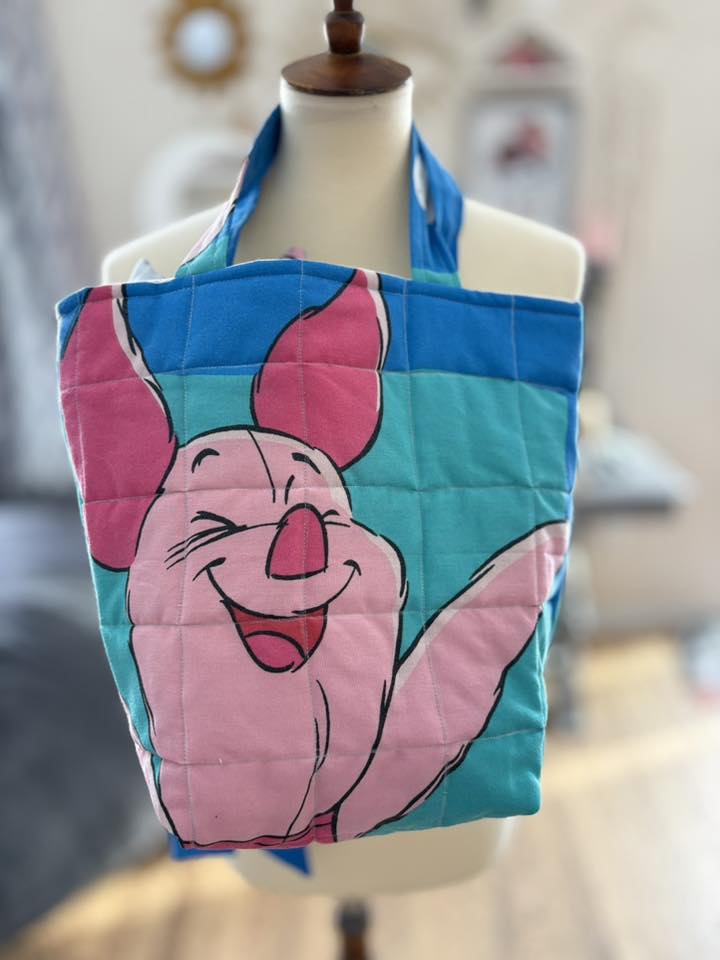 Winne the Pooh quilted Tote bag