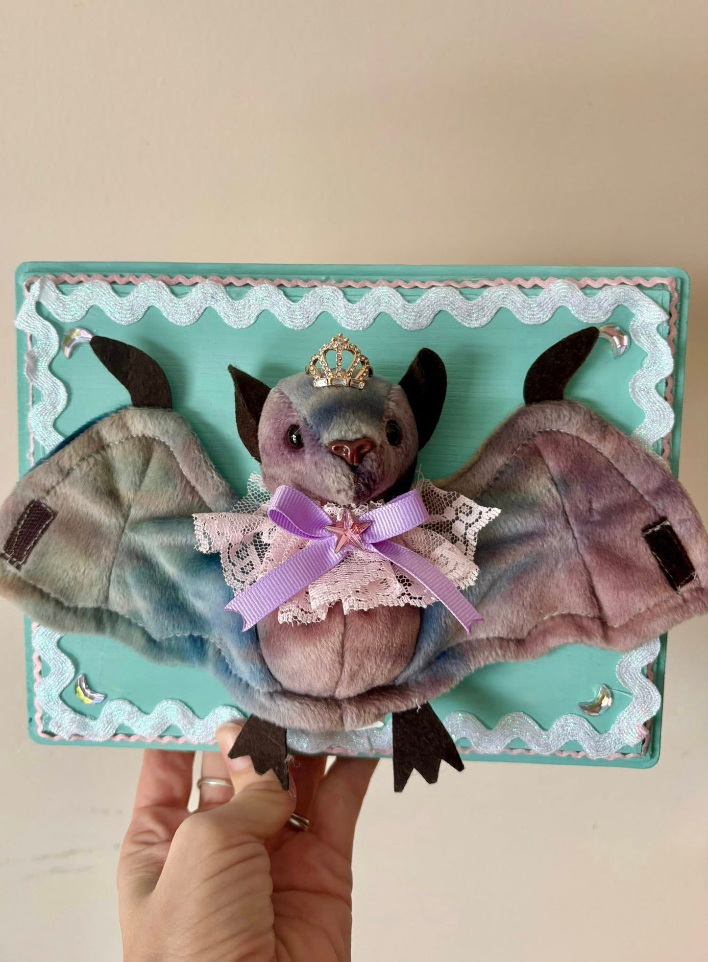Bat beanie baby taxidermy