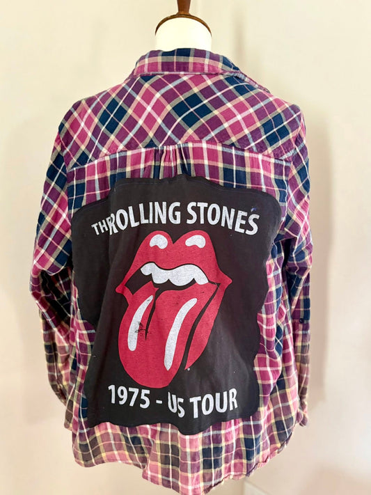 Rolling stones flannel xl