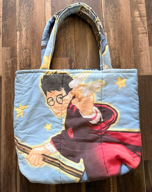 Upcycled Harry Potter xl tote bag