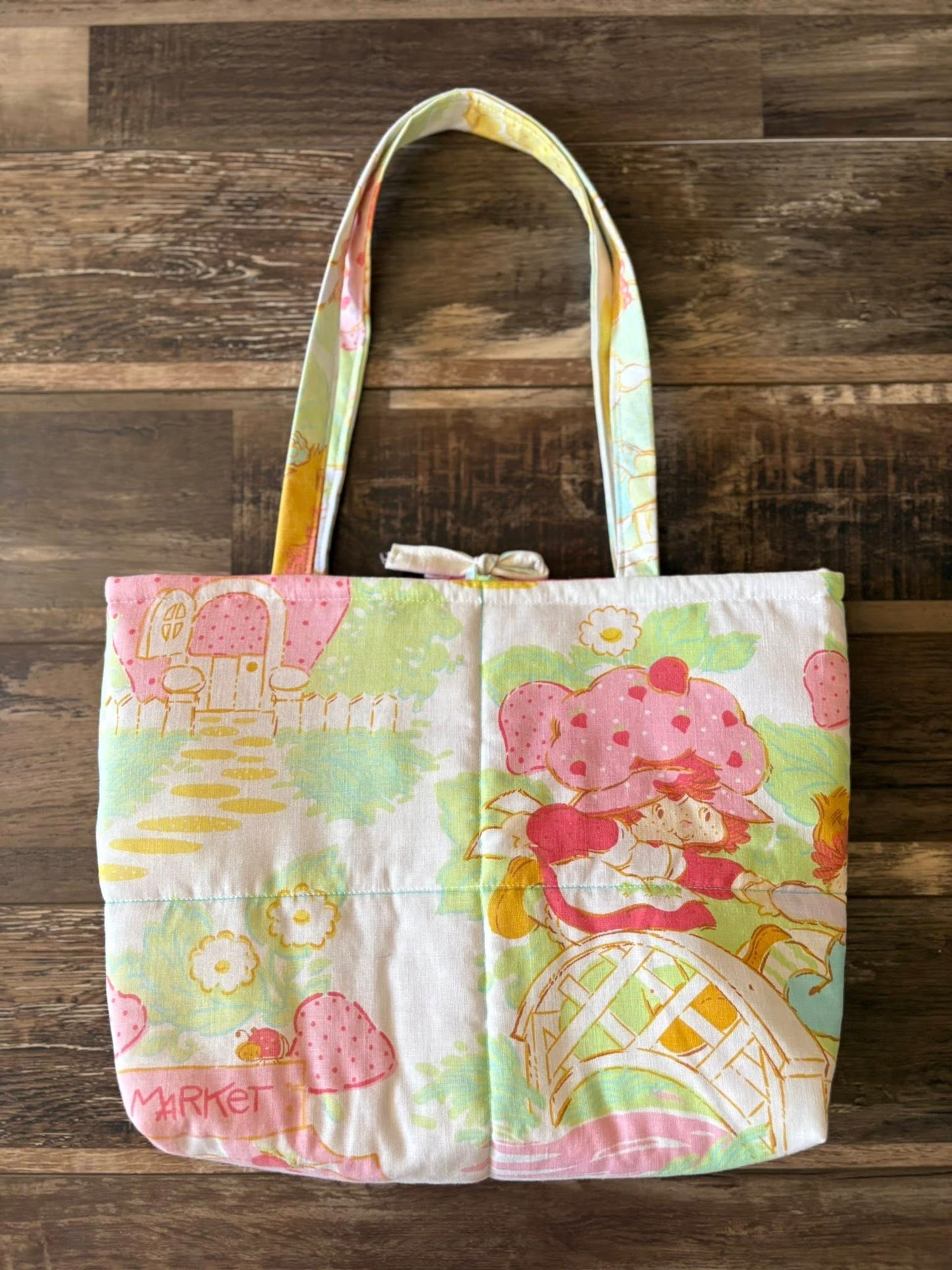 Strawberry Shortcake quilted handbag