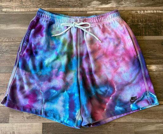 Tie dyed Nike shorts small
