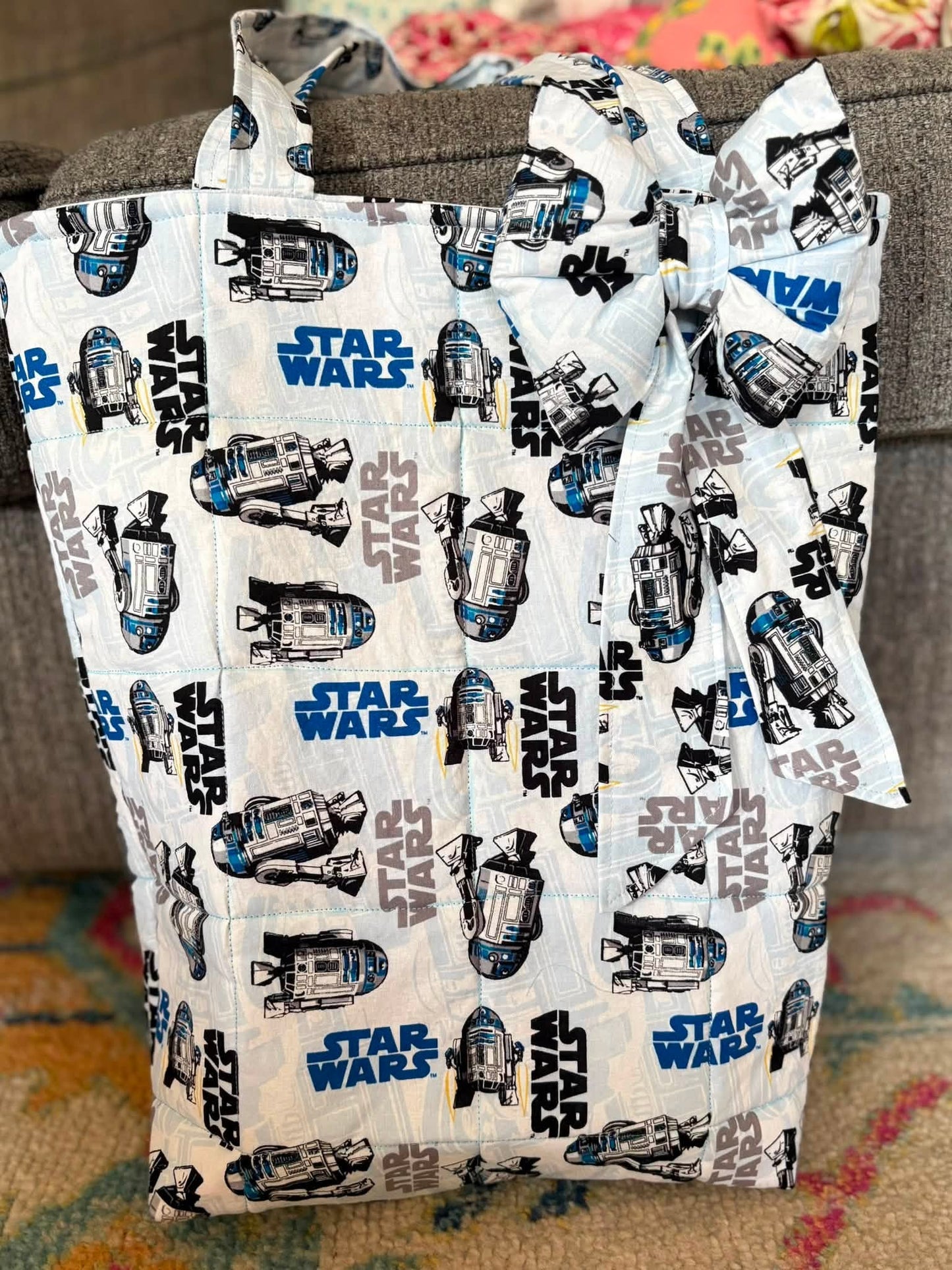 Star Wars quilted tote bag