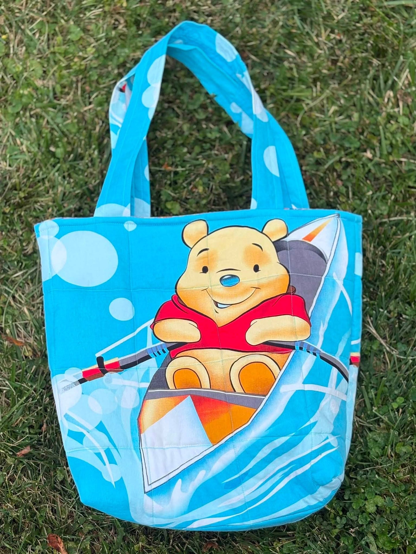 Winnie the Pooh quilted tote bag