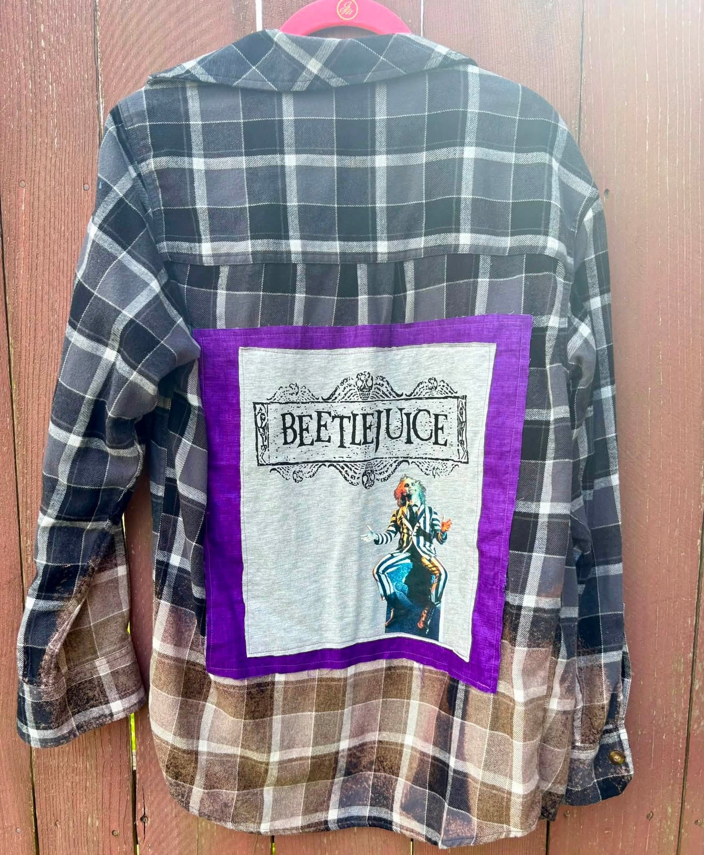 Beetlejuice flannel small