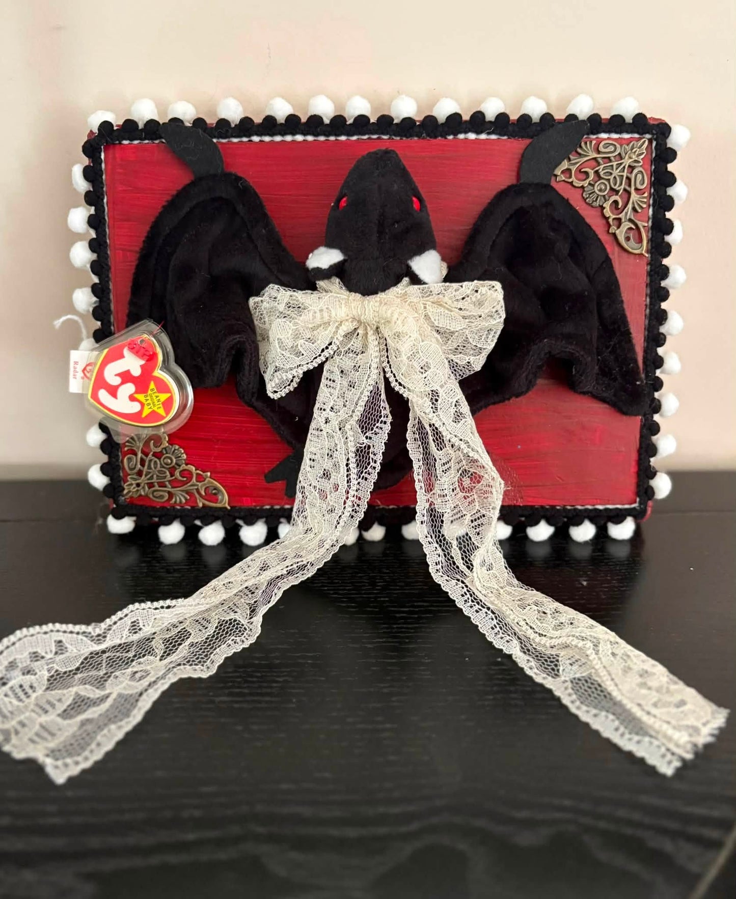 Bat Beanie baby taxidermy