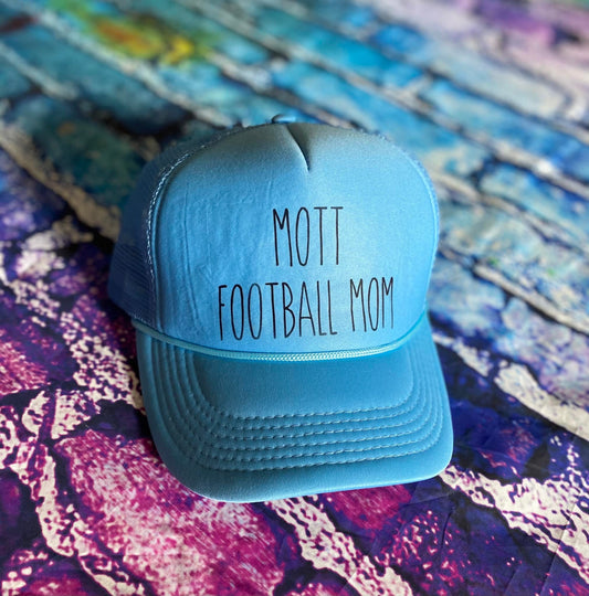 Mott football mom Baby Blue Hat
